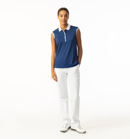 Daily Sports Helena Spectrum Sleeveless Woman's Polo Shirt - Navy 