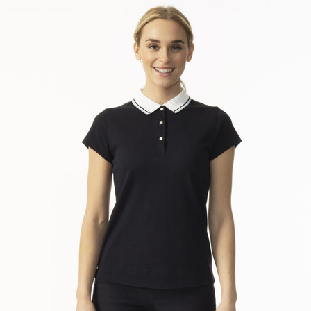 Daily Sports Candy Short Sleeve Woman's Polo Shirt - Navy