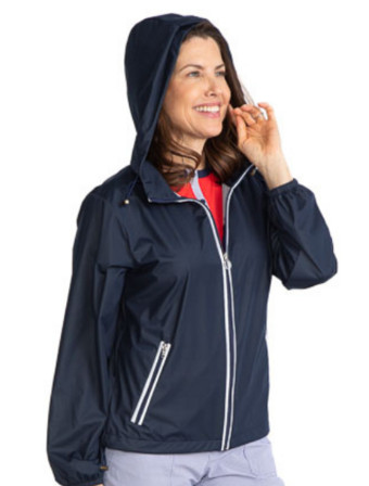 Kinona Pack and Play Lightweight Women Golf Jacket - Navy Blue