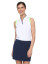 Belyn Key Sabrina Sleeveless Women's Golf Shirt - Chalk/ink/neon Green