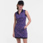 EPNY Sleeveless Web Print Dress - Black Multi