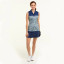 EPNY Shawl Collar Print Polo Women's Golf Sleeveless - Inky Multi