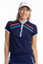 Kinona Gimme Putt Shortsleeve Woman Golf Top - Navy Blue