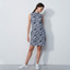Daily Sports Lens Streamline Art Sleeveless Women's Dress