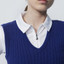 Daily Sports High Summer Spectrum Blue Knitted Sweater Women's Vest