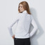 Daily Sports Golf Club Long Sleeve Half Neck Top - White