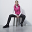 Daily Sports Tulip High Collar Padded Women's Vest - Pink