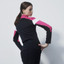 Daily Sports Color Blocking Black Long Sleeve Top