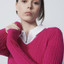 Daily Sports High Summer Tulip Sweater Woman's  Pullover - Pink