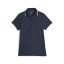 Puma Women's Cloudspun Tipped  Short Sleeve Golf Polo - Navy Blazer / Pinktastic