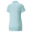 Puma Women's Cloudspun Coast Short Sleeve Golf Polo -  Light Aqua