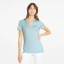 Puma Women's Cloudspun Coast Short Sleeve Golf Polo -  Light Aqua