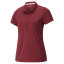 Puma Women's Gamer Short Sleeve Golf Polo -  Zinfandel
