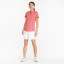 Puma Women's Mattr Hibiscus Short Sleeve Golf Polo - Rapture Rose / Bright White