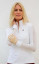 Famara Sheer Sleeve Golf Shirt - White