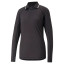 Puma Women's You V Long Sleeve Golf Polo - Puma Black Heather