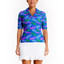 TZU TZU Rosie Women's Golf Top - Feather Party