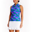 TZU TZU Bella Women's Golf Top - Feather Party