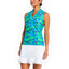 TZU TZU Zoey Women's Golf Top - Trippy Typhoon