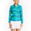 TZU TZU Sara Women's Golf Top - Trippy Typhoon