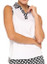 Belyn Key Action Sleeveless Women's Golf Shirt -  Chalk/trellis Print