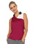 Belyn Key Malibu Sleeveless Women's Golf Shirt -  Pomegranate