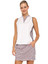 Belyn Key Mia Sleeveless Women's Golf Shirt -  Chall/stem Floral Print