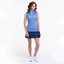 EPNY Sleeveless Fade Women's Golf Zip Mock Polo - Open Air Multi