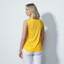Daily Sports Summer Ruffle Sleeveless Polo Shirt - Yellow 