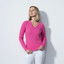 Daily Sports Cable Knit Sweater - Pink Sky