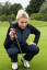 Abacus Troon Hybrid Women's Golf Jacket -  Navy/White