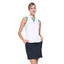 Belyn Key Side Bk Women's Golf Skort - Black White