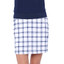 Belyn Key City Women's Golf Skort - White Blue