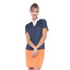 Belyn Key Stacy Women's Golf Short Sleeve - Blue/White