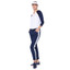 Belyn Key Sophia Women's Golf Long Sleeve - Blue/White