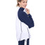 Belyn Key Nottingham Women's Golf Jacket - Blue/White