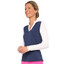 Belyn Key Penny Women's Golf Pullover - Blue/White