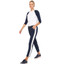 Belyn Key Commuter Tournament Crop Women's Golf Pant - Blue/White