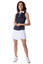 Golftini Unwind Asymmetrical Skort - White