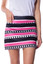 Golftini Just Go Skort - Black-Hot Pink-Light Pink