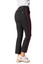 Golftini Stretch Ankle Pant - Black / Hot Pink