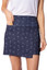 Golftini Shaken Asymmetrical Skort - Navy / White 