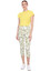 Swing Control Limoncello Petal-slit Techno Cropped Pant - Yellow/Green