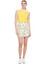 Swing Control Limoncelo Petal Slit Techno Skort - Yellow