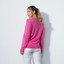 Daily Sports Bolzano Sky V-Neck Knit Sweater - Pink 