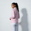 Daily Sports Perugia Print Long Sleeve Polo Shirt - Pink Geometric 