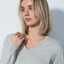 Daily Sports Bolzano Pearl V-Neck Knit Sweater - Gray 