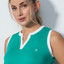 Daily Sports Massy Sleeveless Polo Shirt - Sea Green 