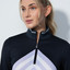 Daily Sports Bari Lavender Stripe Long Sleeve Polo Shirt - Navy 
