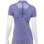 EP Pro NY Cap Sleeve M̩lange Texture w/Mesh Back Detail Women's Golf Polo